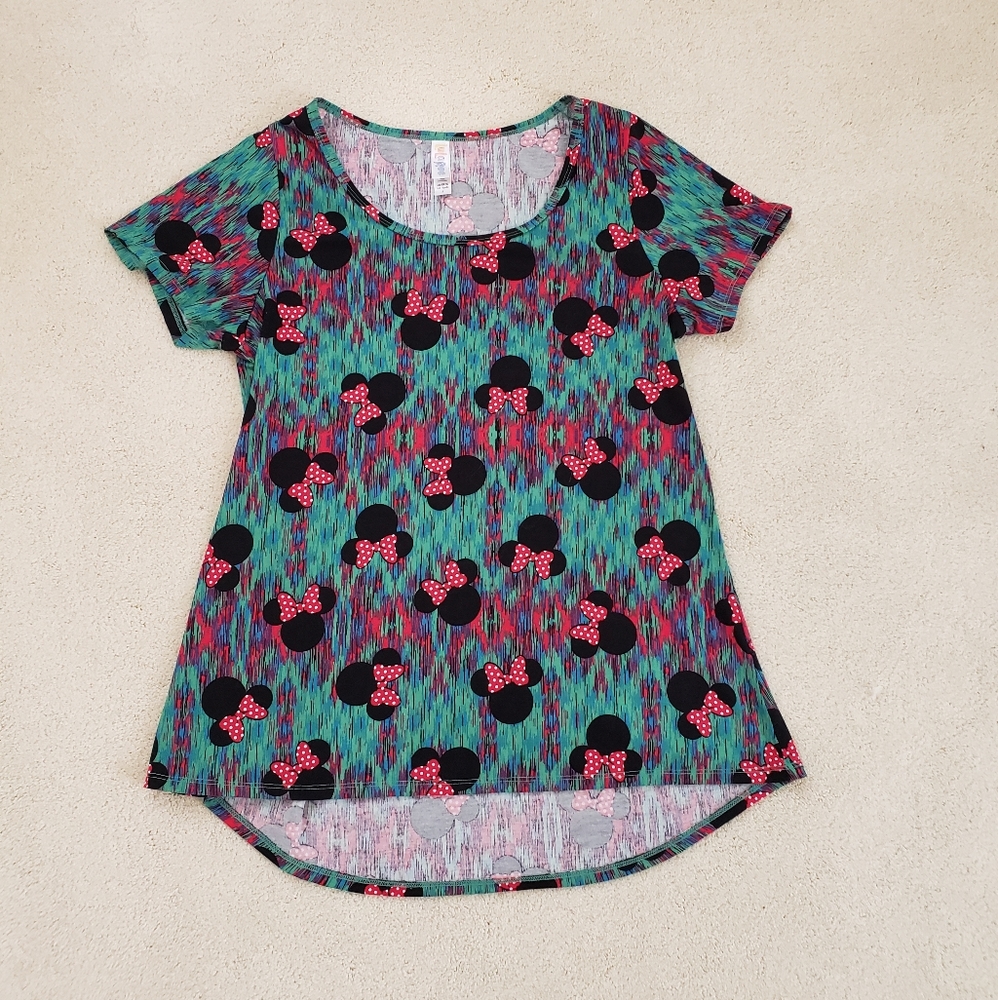 LuLaRoe Disney Minnie Mouse High Low T-shirt szS
